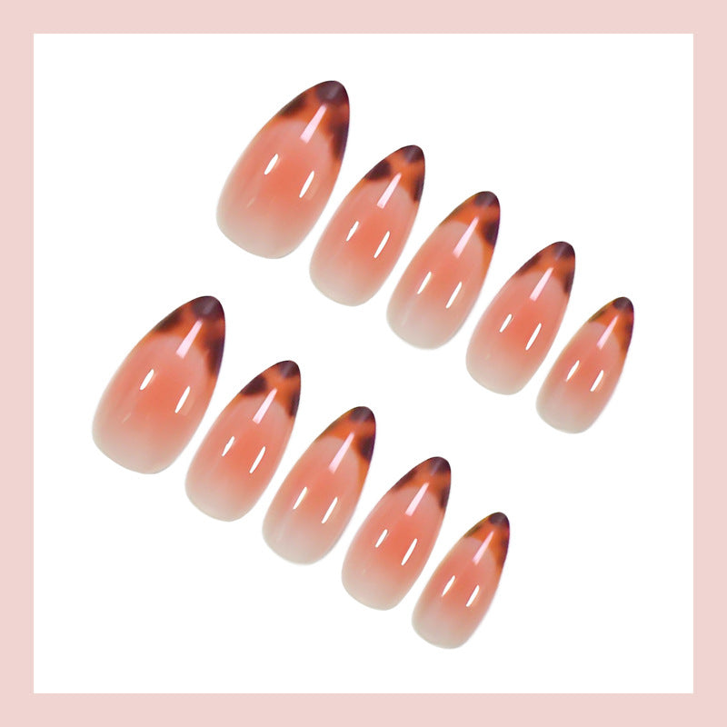 Acrylic nail set with elegant ombre tips Stornfield