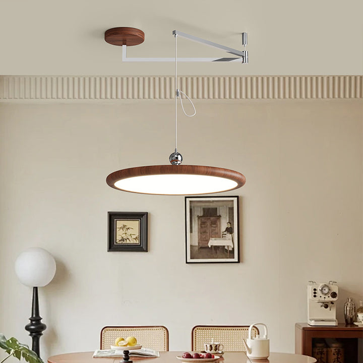 Minimalist Wooden Pendant Light