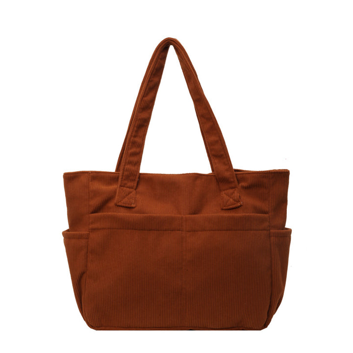 Multifunctional shoulder bag with large outer pockets Stornfield