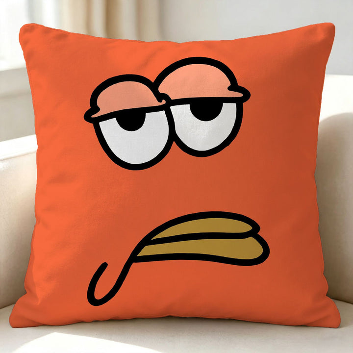 Cartoon Character-Themed Decorative Throw Pillow