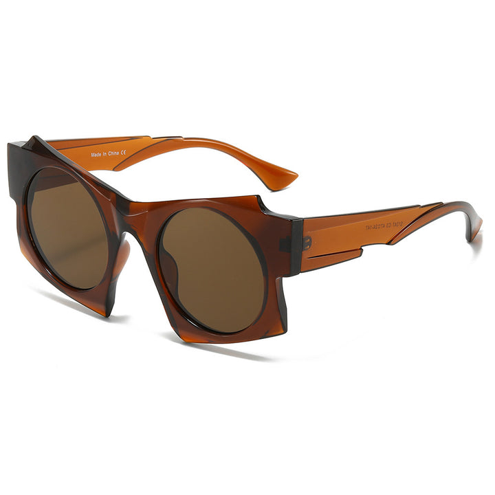 Contemporary Round Frame Sunglasses Stornfield