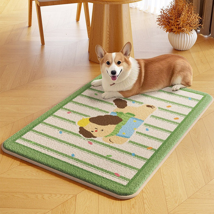 Cat-Themed Non-Slip Bath Mat for Bathroom