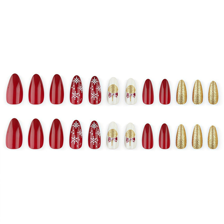 Artificial Nails in Festive Christmas Design Stornfield 1787298788