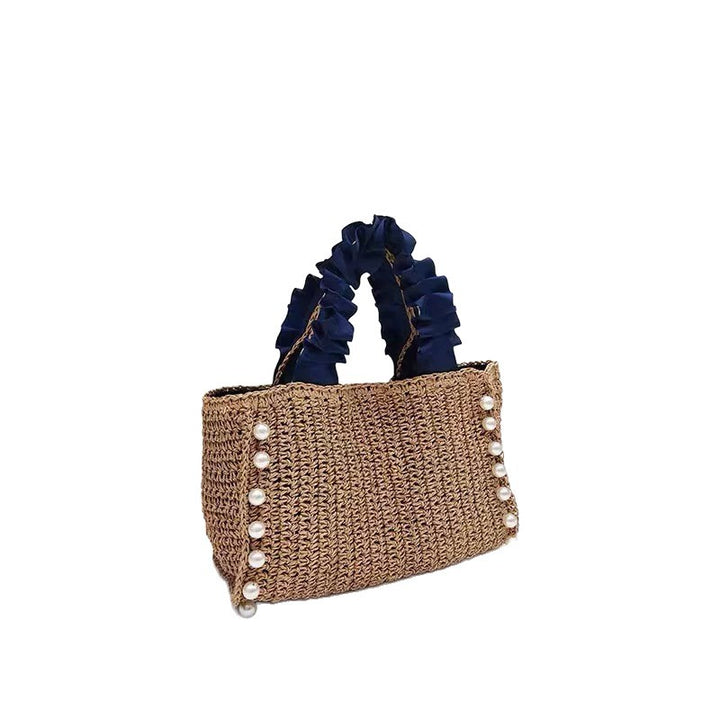 Bucket bag with ruffled handle Stornfield