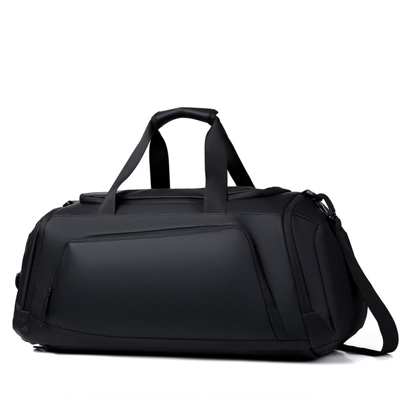 Sporty travel bag with integrated shoe compartment and multifunctional storage Stornfield