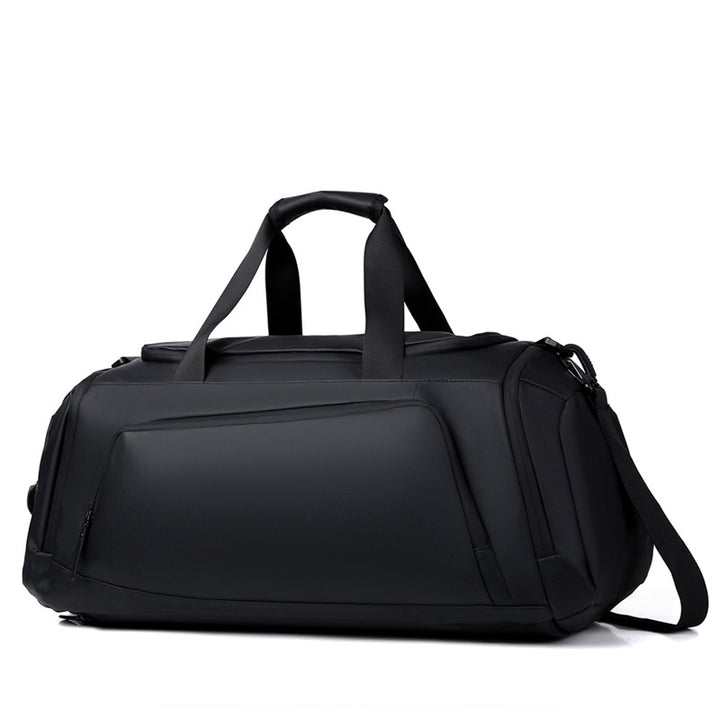 Sporty travel bag with integrated shoe compartment and multifunctional storage Stornfield