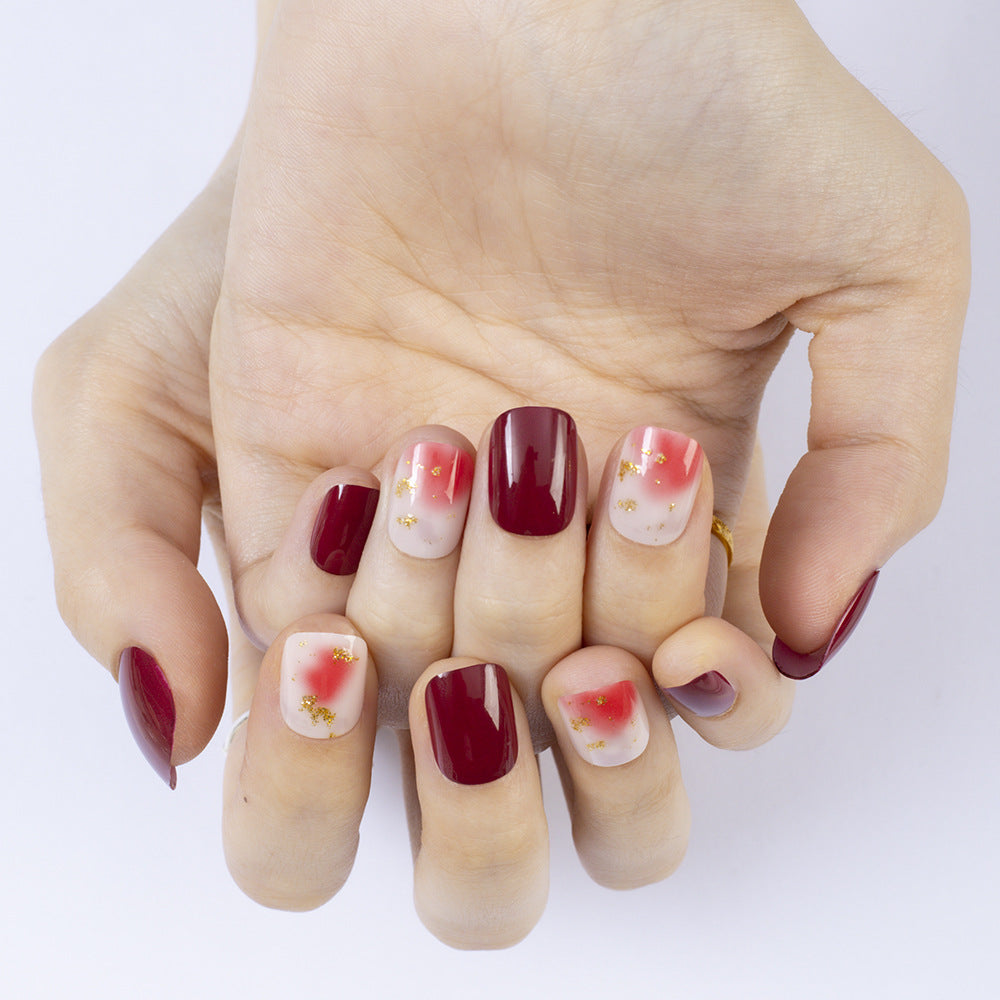 Artificial nails with glitter and gradient Stornfield