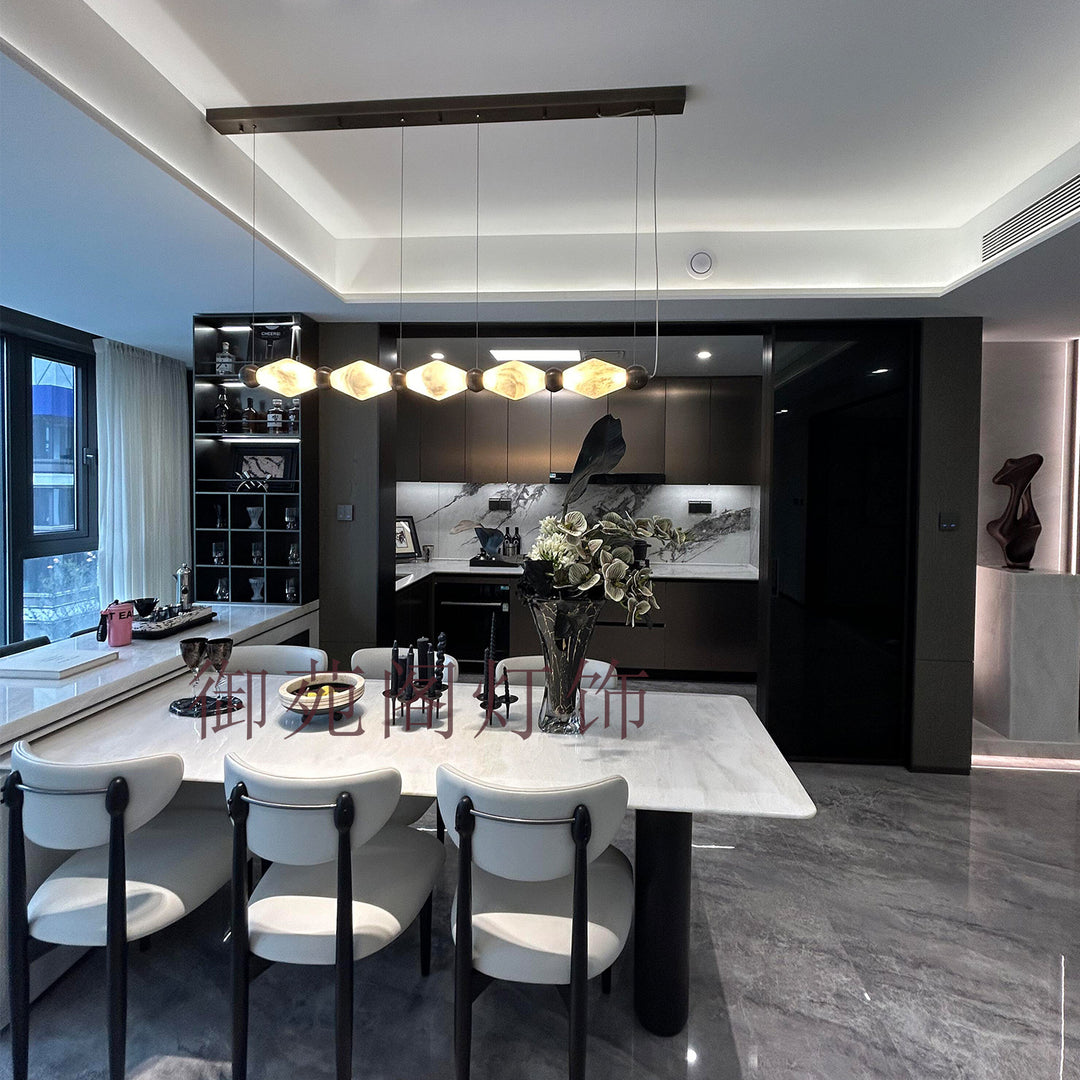 Modern Elegant Linear Pendant Light