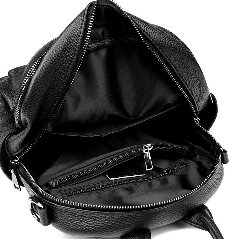 Premium Leather Multi-Pocket Backpack Stornfield