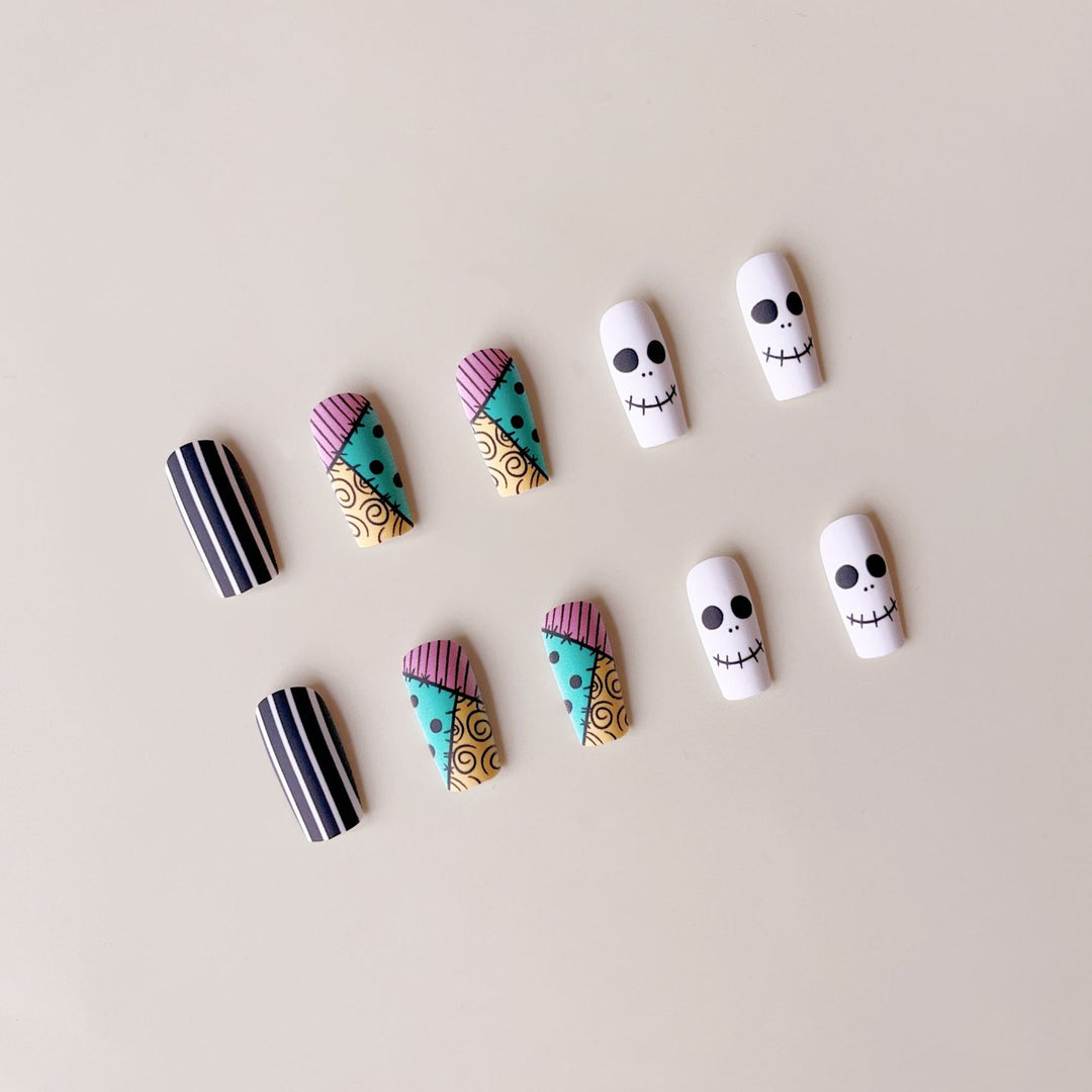 Creative nail art set with imaginative Halloween designs Stornfield