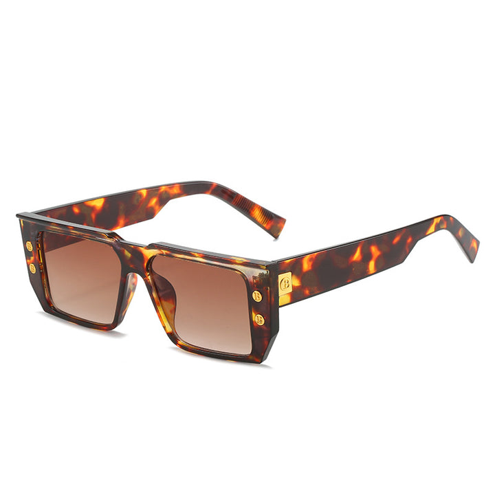 Women's fashionable clear glasses with golden accents Stornfield