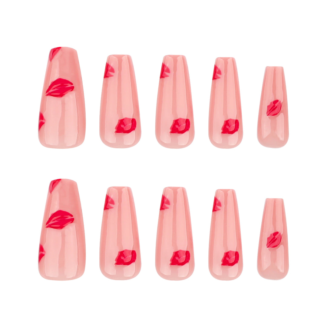 Artful Nail Extensions with Lip Design Stornfield