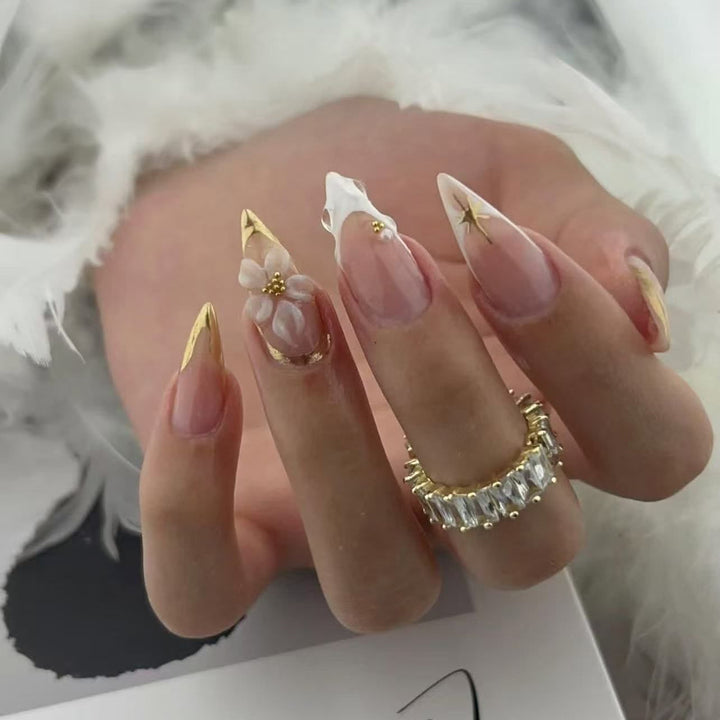 Elegant Acrylic Nail Art Extensions Stornfield