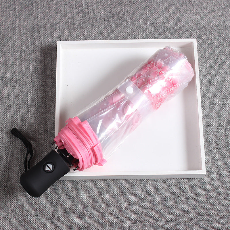 Women's elegant and portable umbrella with floral design Stornfield