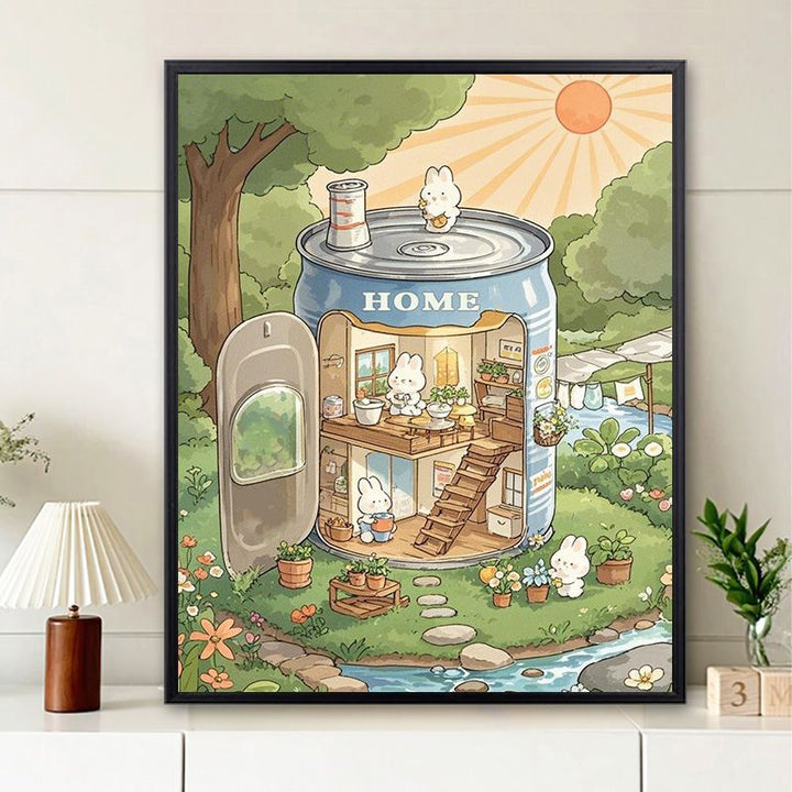 Whimsical Home Illustration Wall Art Stornfield
