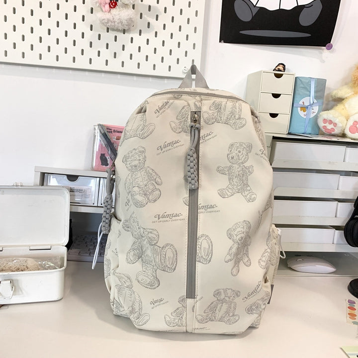 Bear-Themed Lightweight Backpack Stornfield