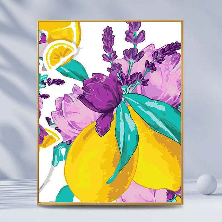 Citrus-Inspired Graphic Art Print Stornfield