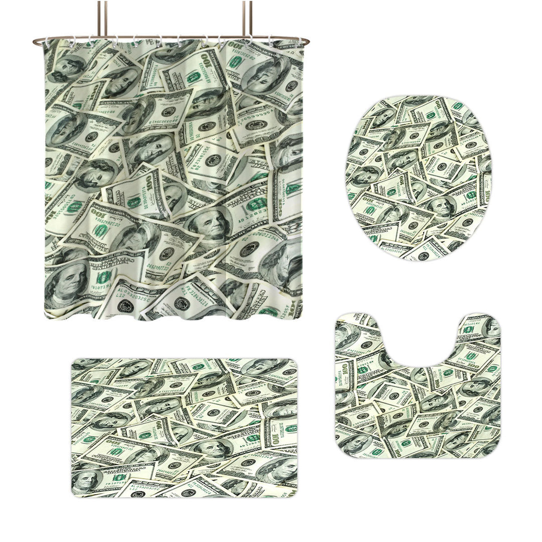 Digital Dollar Bill Bathroom Set Stornfield