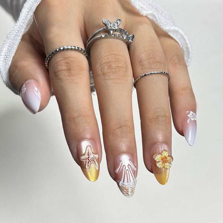 Artistic Themed Press-On Nail Collection Stornfield