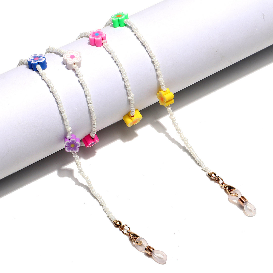 Decorative Flower Beaded Eyewear Chain Stornfield