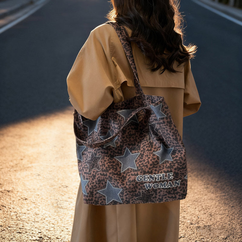 Chic Denim Patchrk Tote Bag Stornfield