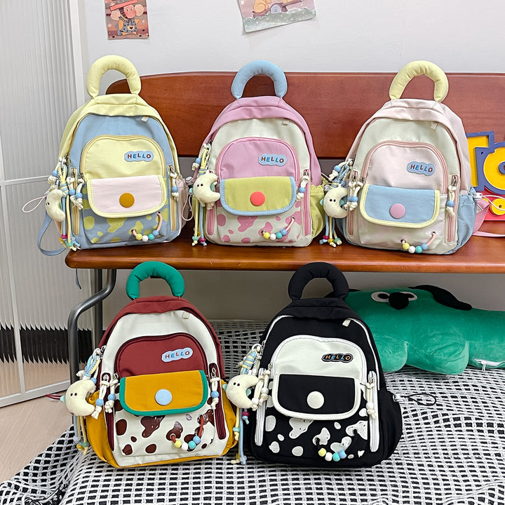 Whimsical Graphic Print Backpack Stornfield