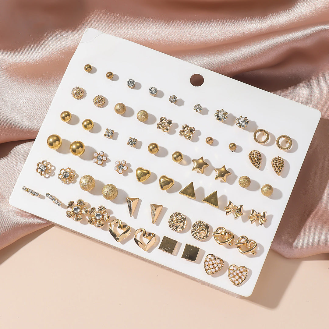 Earring set with gold accents Stornfield