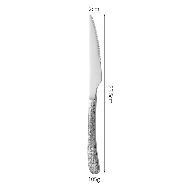 High-quality and functional table knife with non-slip handle Stornfield