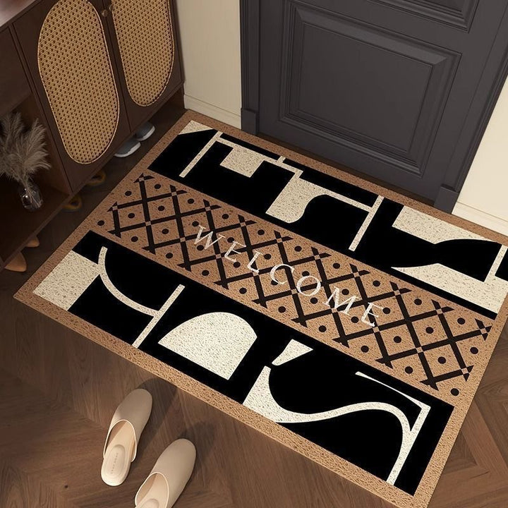 Decorative Geometric Shape Welcome Mat