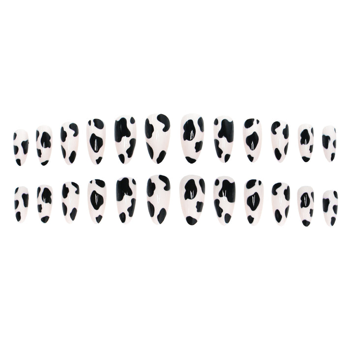Trendy Cow Print Press-On Nails