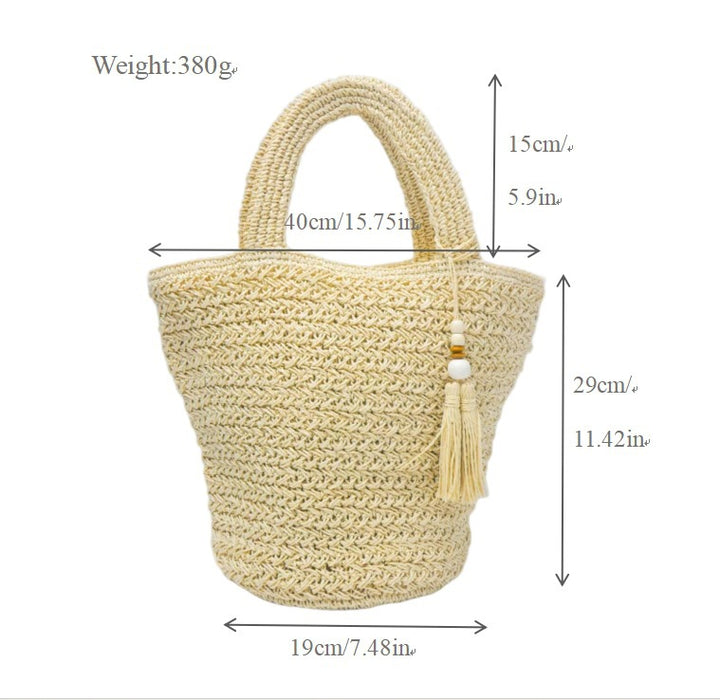 Basket bag with fine woven structure Stornfield