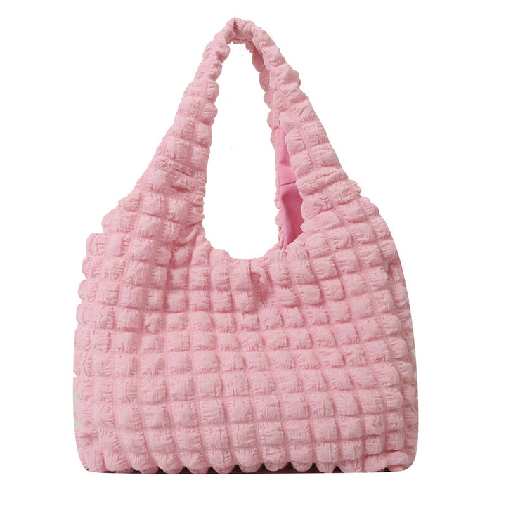 Textured Knit Hobo Bag