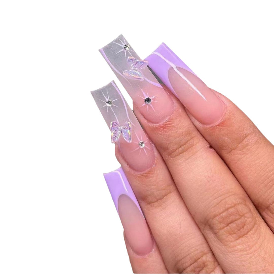 Decorative Butterfly Nail Extensions Stornfield