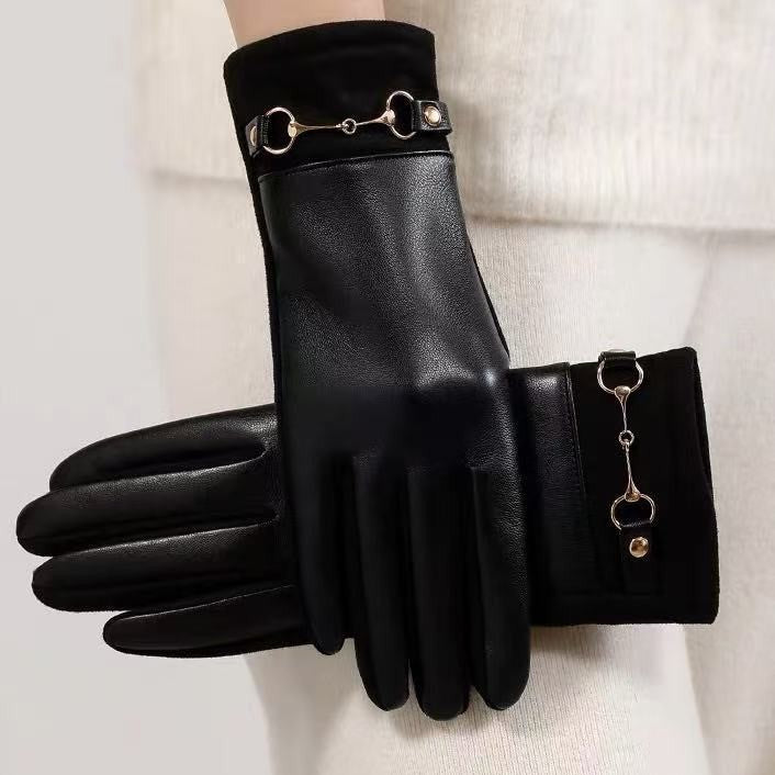 Luxurious Leather Touchscreen Gloves Stornfield