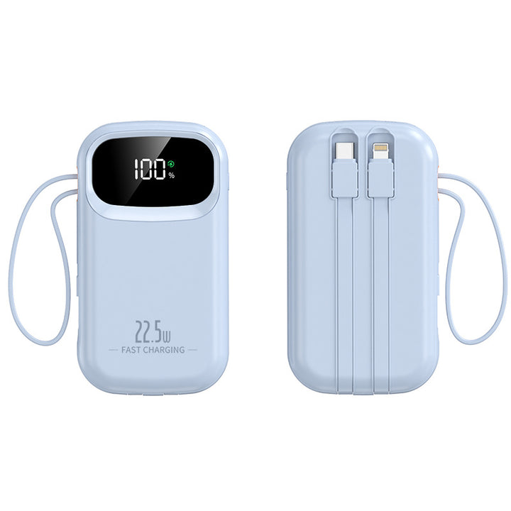 Portable power bank with fast charging connection and LCD display Stornfield