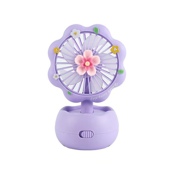 Unisex portable children's table fan with butterfly design, rechargeable and quiet Stornfield