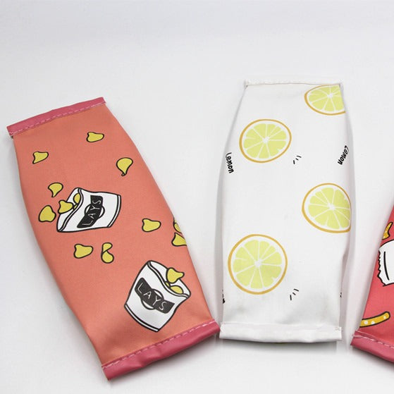 Cute Bread-Themed Zippered Pencil Case Stornfield
