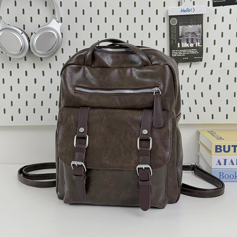 Versatile Leather Backpack Stornfield