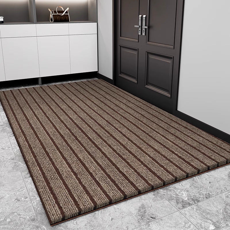 Elegant Striped Entrance Mat Stornfield