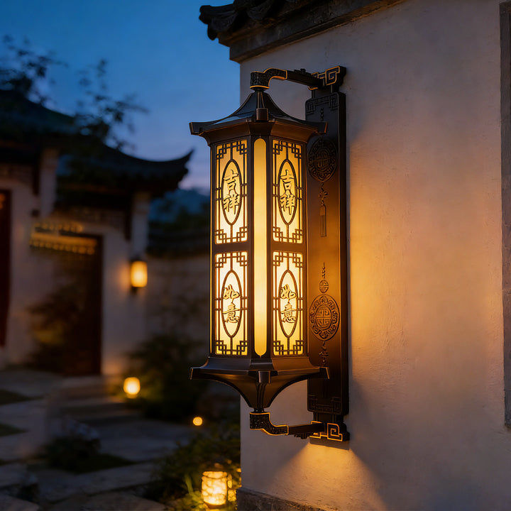 Modern Outdoor Decorative Pillar Light