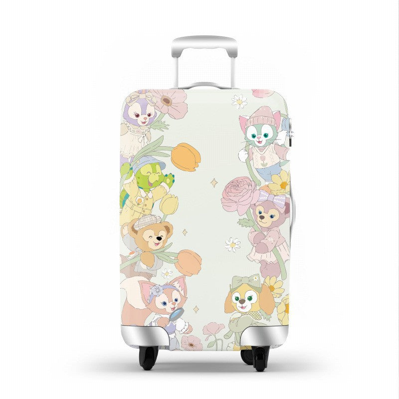 Unisex hard-shell luggage with trendy dog motif Stornfield