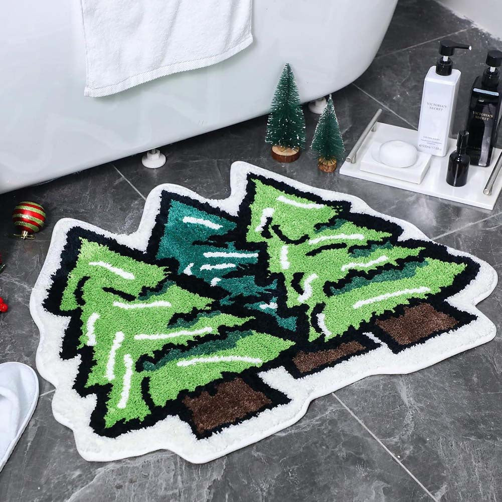 Whimsical Gnome Design Bath Mat