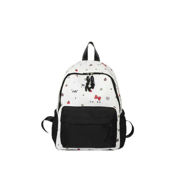 Cute everyday backpack with embroidered bows Stornfield
