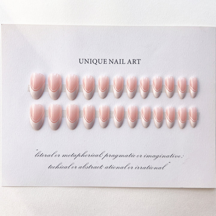 Classic Almond-Shaped Press-On Nail Tips