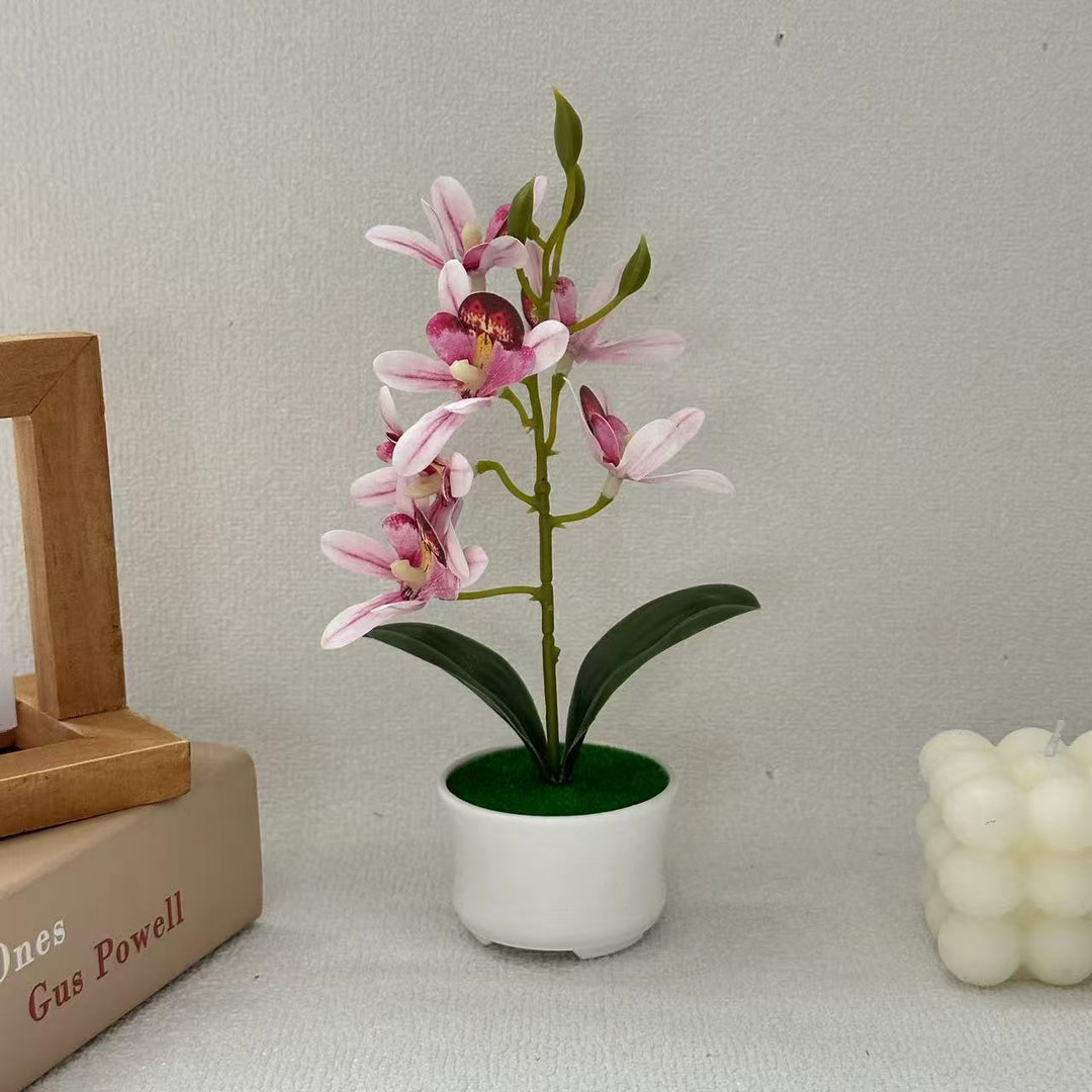 Realistic Orchid Decorative Plant