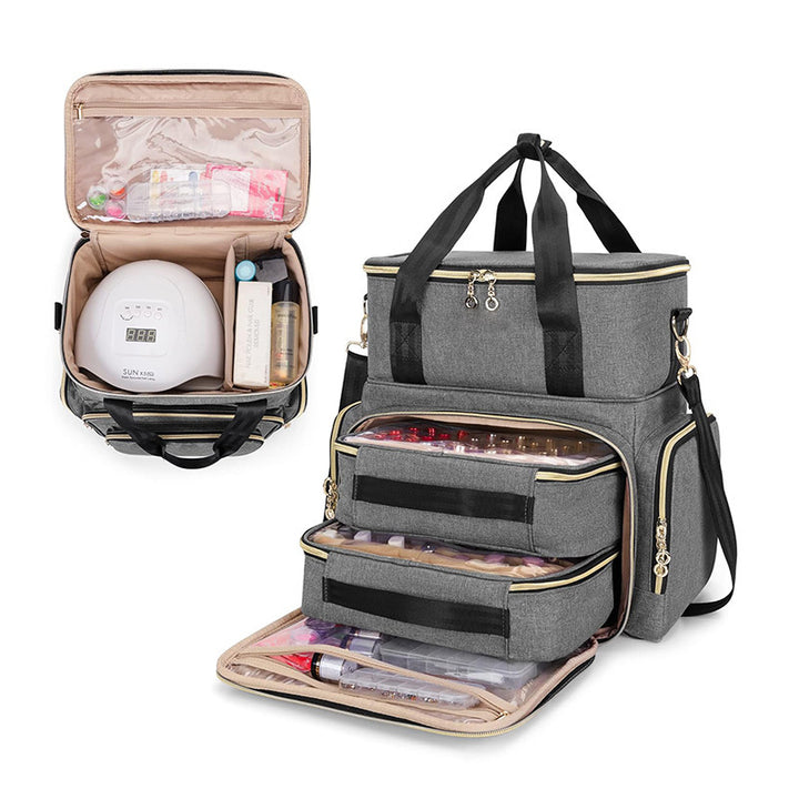 Practical cosmetics and nail organizer bag Stornfield