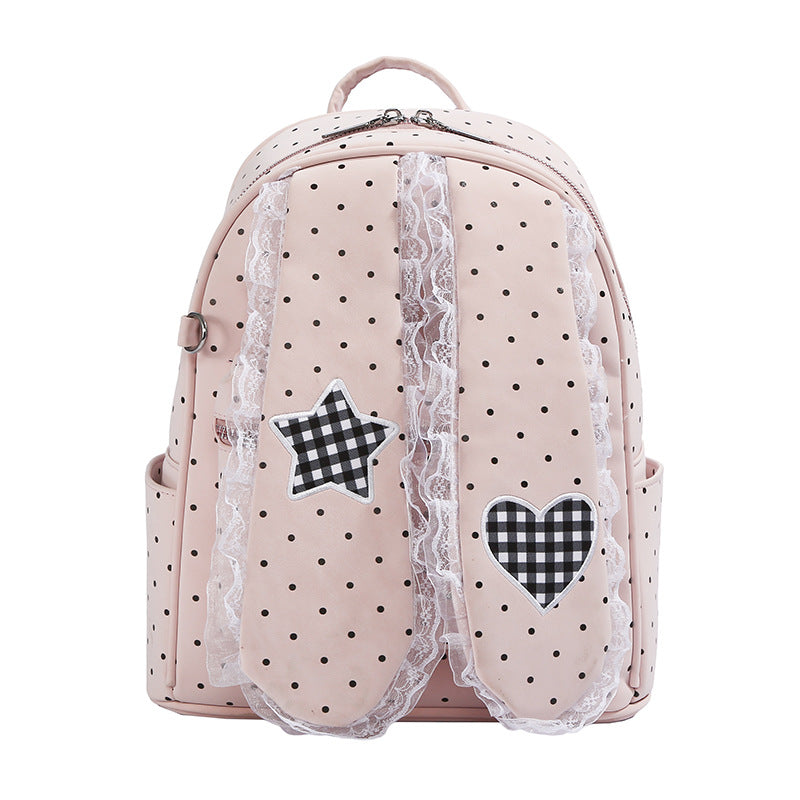 Fashionable Polka Dot Backpack Stornfield