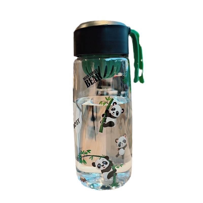 Ladies Playful Water Bottle with Cheerful Panda Design Stornfield