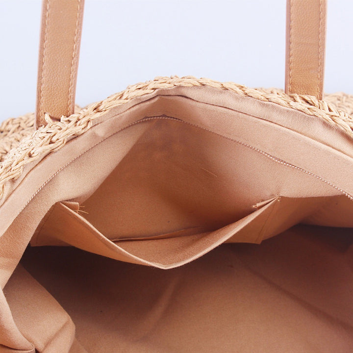 Large Braided Shopper Made of Natural Material Stornfield