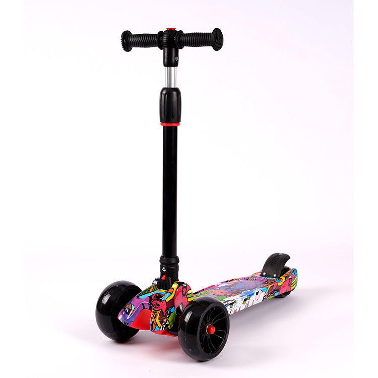 Colorful Graphic Kick Scooter Stornfield